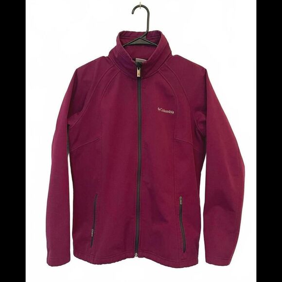 Columbia Jacket Purple Full Zip Women's Size Large - Picture 1 of 6